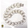 Image 1 : SILVER (925) CHARM BRACELET 7.25 INCHES