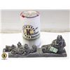 Image 1 : SOAP STONE CARVING A WOLF ORGINAL - MUSHER