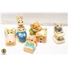 Image 1 : BUNNYKIN COLLECTIBLE FIGURINES 5 VARIOUS