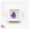 Image 1 : #148-UNHEATED PURPLE AMETHYST GEMSTONE 4.00CT