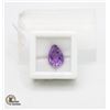 Image 1 : #151-UNHEATED PURPLE AMETHYST GEMSTONE 4.80CT