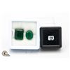 Image 1 : #194-WHITE TOPAZ 1.60CT & EMERALD 18.70CT GEMSTONE