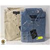 Image 1 : NEW WESTLINE SHIRTS 1DENIM/1NATURAL SIZE XL