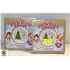 Image 1 : SET OF 2 HOLIDAY PLATE CHILD'S ACTIVITY SETS