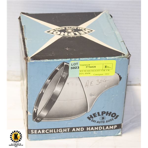 HELPHOES SEARCHLIGHT FOR VW, MERCEDES, BMW