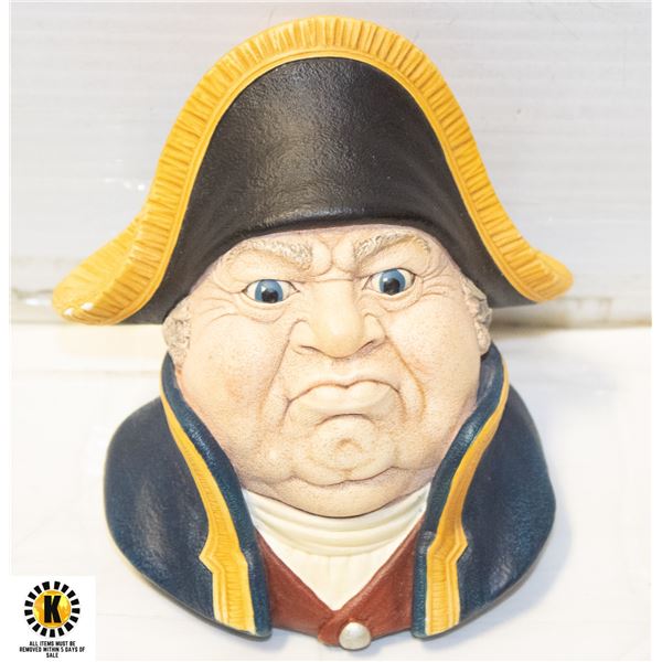 ENGLAND BOSSONS CHALKWARE HEAD MR. BUMBLE 1964