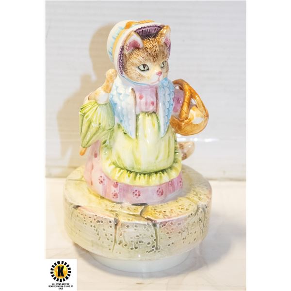 VTG. BEATRIX POTTER RIBBY THE CAT SCHMID MUSIC