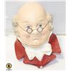 Image 1 : ENGLAND BOSSONS CHALKWARE HEAD MR. PICKWICK 1964