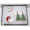 Image 1 : CHRISTMAS TREE EARRINGS & CHRISTMAS BROOCHES