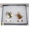 Image 1 : CHRISTMAS BROOCHES & EARRINGS