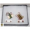 Image 1 : CHRISTMAS BROOCHES & EARRINGS