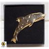 Image 1 : GOLDTONE DOLPHIN BROOCH