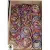 Image 1 : FLAT OF METAL COLOURFUL BANGLE BRACELETS