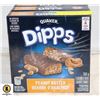 Image 1 : 6 NEW BOXES OF QUAKER DIPPS - PEANUT BUTTER FLAVOR