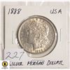 Image 1 : 227)1888 SILVER MORGAN DOLLAR