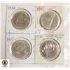 Image 1 : 267)FOUR VOYAGER CANADIAN DOLLARS 1968,