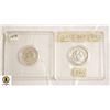 Image 1 : 75)CANADIAN 1943 AND 1948 SILVER DIMES