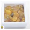 Image 1 : #395-NATURAL YELLOW AGATE ROUGHT 97.40 CT
