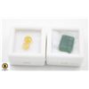 Image 1 : #178-HEATED YELLOW SAPPHIRE 3.15CT & RUBY 8.85CT