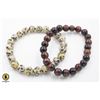 Image 1 : #109-NATURAL TIGER EYE & JASPER SPORT