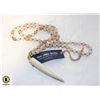 Image 1 : DEER ANTLER JEWELRY BY L.RAE 36"
