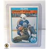 Image 1 : GRANT FUHR ROOKIE CARD GOALIE EDMONTON