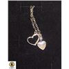 Image 1 : STERLING SILVER OPEN HEART WARMING NECKLACE