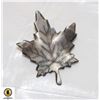 Image 1 : MAPLE LEAF STERLING BROOCH