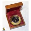 Image 1 : WOODEN BOX WITH COMPASS NEW