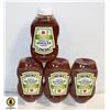 Image 1 : FOUR 750ML BOTTLES OF HEINZ KETCHUP BB 11/23