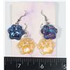 Image 1 : 2 NEW PAW THEME SPARKLE EARRINGS