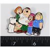 Image 1 : NEW FAMILY GUY THEME LAPEL PIN. INCLUDES THE WHOLE