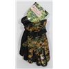 Image 1 : NEW CAMO PRINT MENS MEDIUM/ LARGE WINTER GLOVES