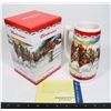 Image 1 : 2010 BUDWEISER HOLIDAY STEIN IN ORIGINAL BOX