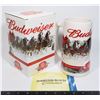 Image 1 : 2011 BUDWEISER HOLIDAY STEIN IN ORIGINAL BOX