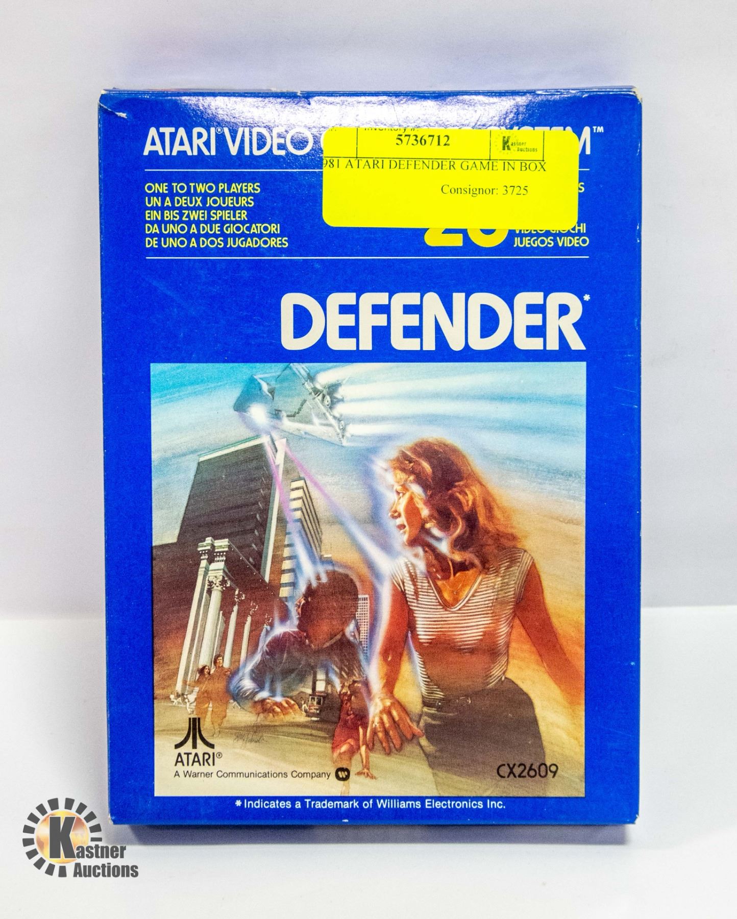 Defender Game 1981 1981 ATARI DEFENDER GAME IN BOX