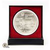 Image 1 : 1976 LARGE PURE SILVER OLYMPIC COIN IN CASE