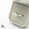 Image 2 : MOISSANITE APPROX 5.50CTS SILVER PLATED SET RING