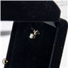Image 2 : STAMPED 14K PENDANT WITH 0.27CT MOISSANITE