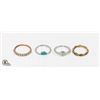 Image 1 : FASHION RINGS SET OF 4