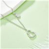 Image 3 : GOURD SHAPE 925 SILVER MOISSANITE NECKLACE