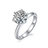 Image 1 : 3 CT GRA CERTIFIED MOISSANITE 925 STERLING SILVER