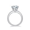 Image 9 : 3 CT GRA CERTIFIED MOISSANITE 925 STERLING SILVER