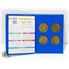 Image 1 : 1986 EXPO VANCOUVER 4 COIN SET