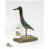 Image 1 : INUIT STONE BIRD DISPLAY, 16 IN TALL