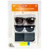 Image 1 : NEW SEALED SUNGLASS READERS 2 PK, +1.50