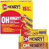 Image 1 : NEW BOX OF 15 FULL SIZE OH HENRY CHOCOLATE BARS