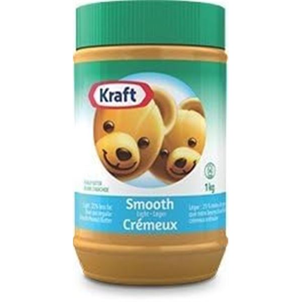 NEW 2 X 500G BOTTLES KRAFT SMOOTH LIGHT PEANUT