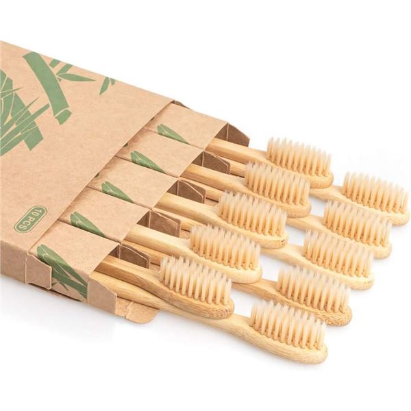 NEW LOT OF 10 DALETU BIODEGRADABLE BAMBOO