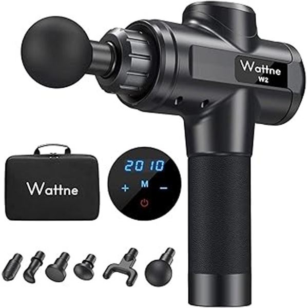 NEW WATTNE W2 DEEP TISSUE MUSCLE MASSAGE GUN